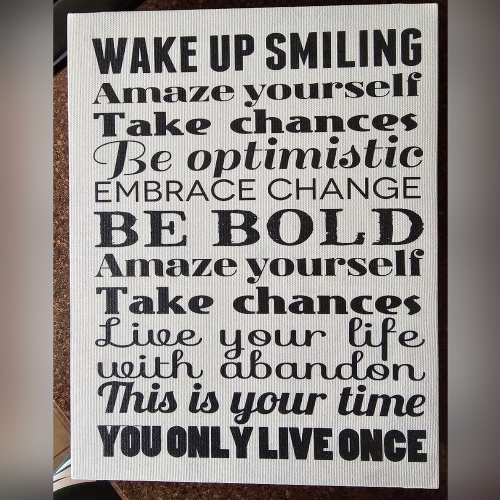Quote Wall Decor